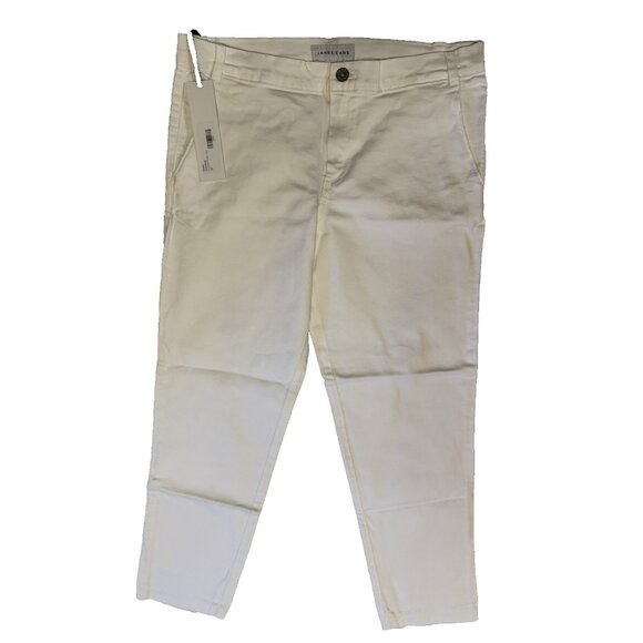 NEW James Jeans Claire Cropped Pure White Legging Jeans 27 Stretch - Picture 3 of 7